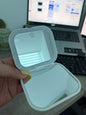 Small mirror with lights
