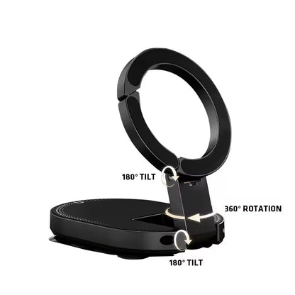 Magnetic Foldable Phone Stand – Universal 360° Desktop Holder