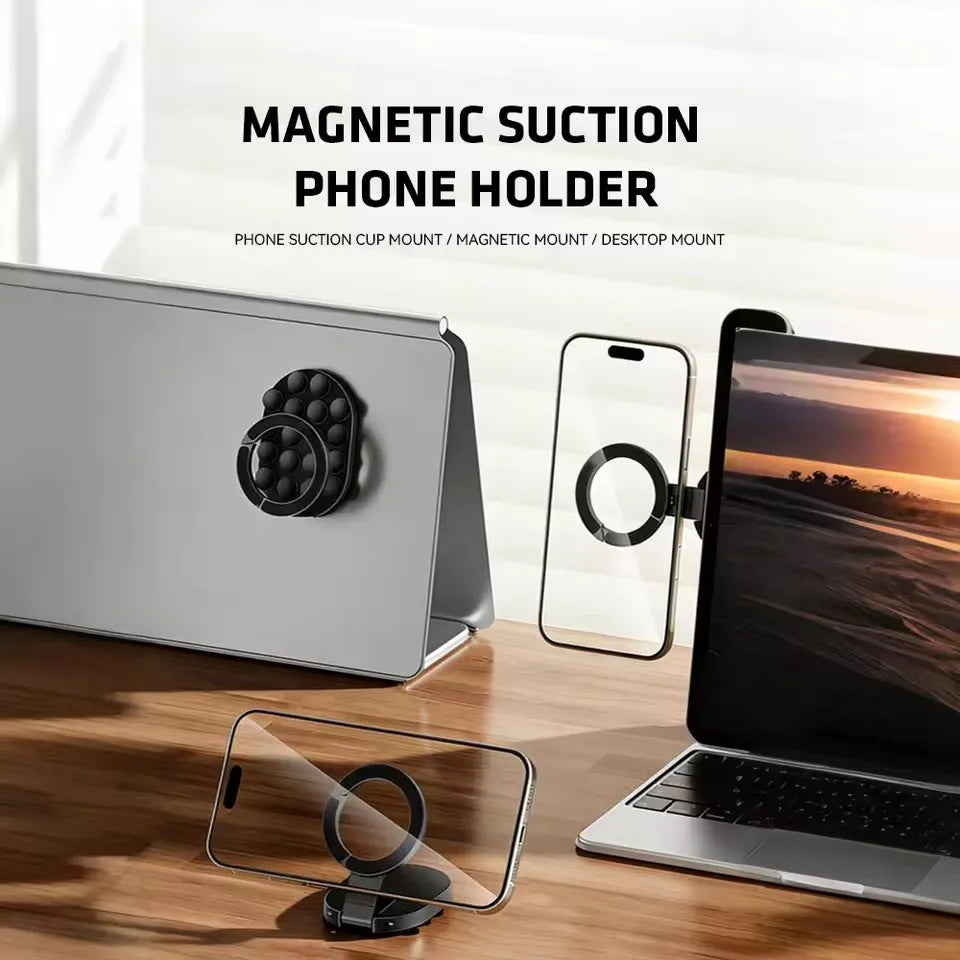 Magnetic Foldable Phone Stand – Universal 360° Desktop Holder