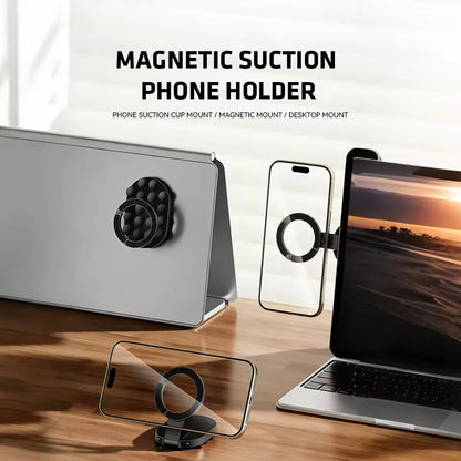 Magnetic Foldable Phone Stand – Universal 360° Desktop Holder