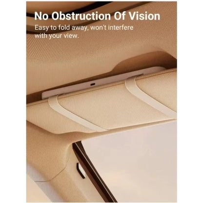 Car Interior Makeup Mirrors Sun Visor Plate LED Mirror for Girls Women Rechargeable Fill Light Universal Vanity Mirror