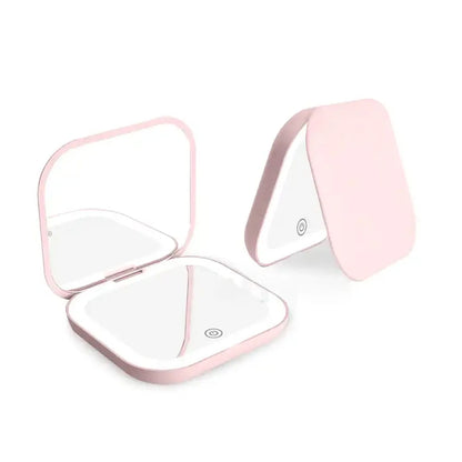 Small mirror with lights