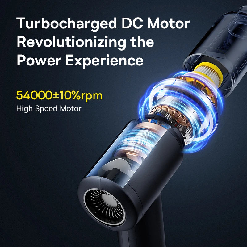 4-in-1 Wireless Car Vacuum Cleaner